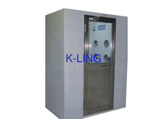 Single Or Double Person Cleanroom Air Shower Cold Rolled Plate Material 1.2KW