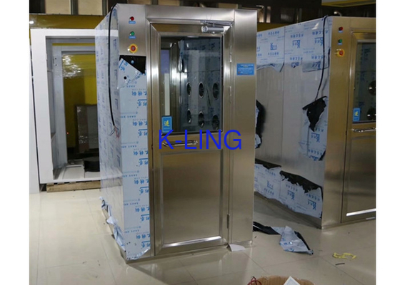 2 Person Cleamroom Air Shower Room With Interlock Automatic Open Doors