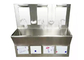 SUS304 316L Clean Room Equipments High Back Panel Medical Hospital Hand Wash Sink