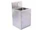 Portable SUS304 Hand Wash Sink With Foot Pedal And Sensored Taps