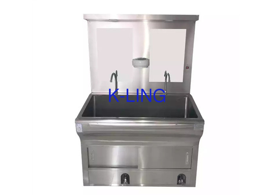 Knee Touch Clean Room Equipments SS 304 Surgical Scrub Sink