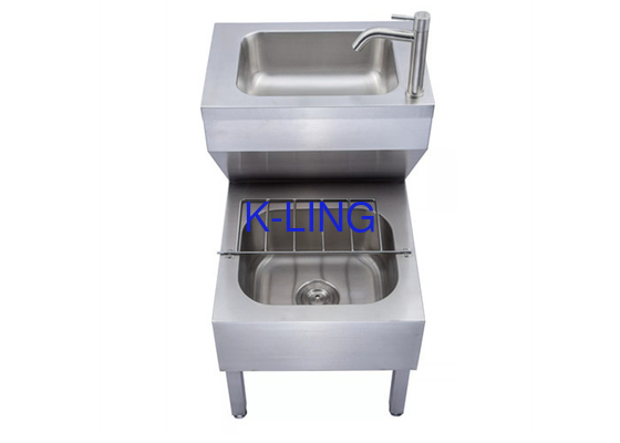 Floor Standing SS Hospital Medical Wash Sink Custom Made