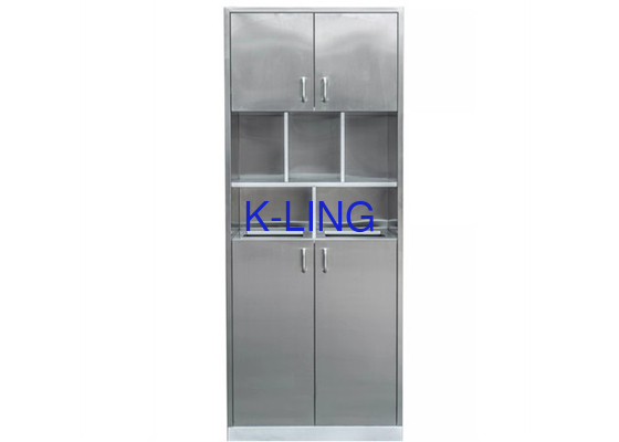 Custom SUS201 Clean Room Equipments Embedded Medicine Cabinet For Hospital