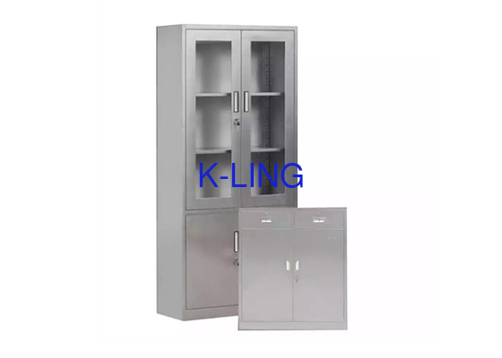 201 Stainless Steel Western Medicine Cabinet Medical Instrument Storage Cabinet Full Welding