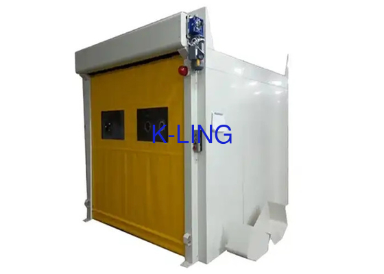 Starting Screen Air Shower Tunnel Rapid Shutter Door Deliver Goods