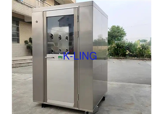 Customized Powerful Cleanroom Air Shower Stainless Steel Easy Installation