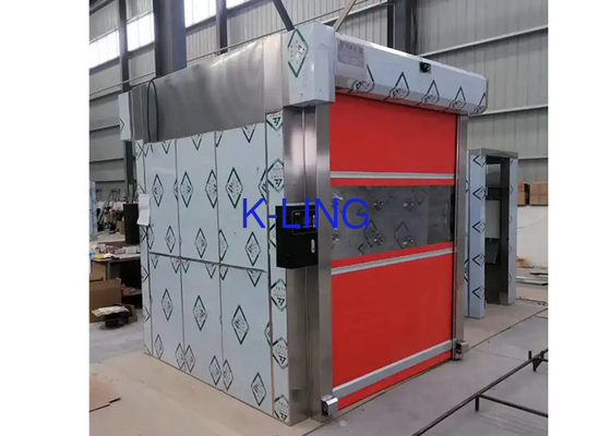 Pharmaceutical Cargo Air Shower Automatic Induction PVC Door