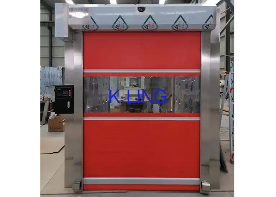 Pharmaceutical Cargo Air Shower Automatic Induction PVC Door