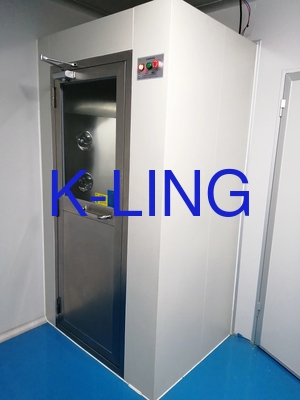 IP54 Rated Industrial Cleanroom Air Shower Tunnel With Microelectronic Control Board