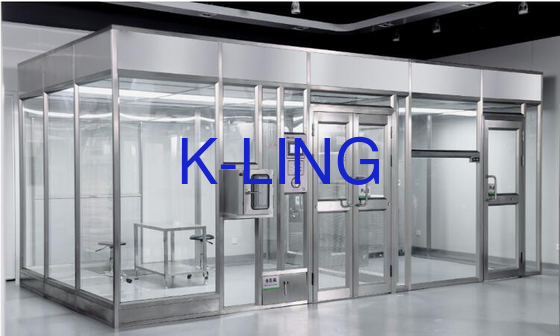 Aluminum Alloy Frame Softwall Clean Room 300Lux Lighting Surface Treatment Polishing