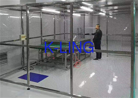 Unidirectional Air Flow Softwall Clean Room With Noise ≤75dB And Long-Lasting PVC Film