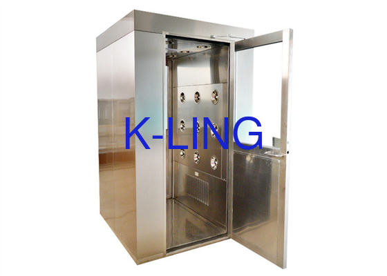 Automatic Sliding Door L Type Air Shower With Microcomputer Control For Clean Room