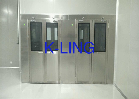 Automatic Sliding Door Stainless Steel 304 Air Shower Room For Benefit