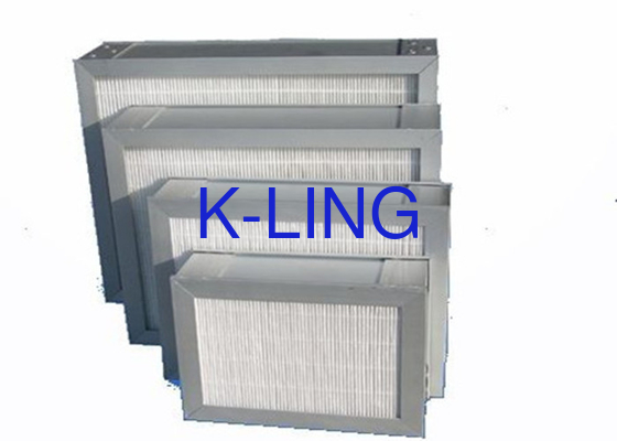 HEPA Air Filter Mini Pleats EVA Gasket 99.995% 0.3um 300 CFM