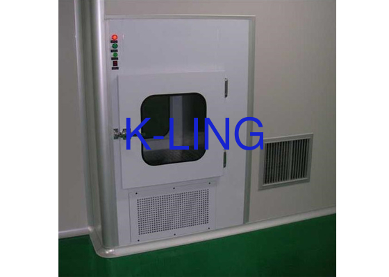 Polished Cold Rolled Steel Air Shower Pass Box with UV Lamp and Rapid Airflow