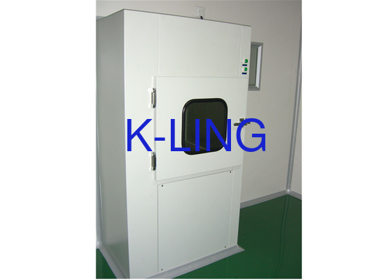 Polished Cold Rolled Steel Air Shower Pass Box with UV Lamp and Rapid Airflow