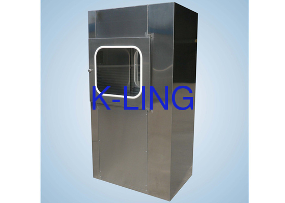Stainless Steel Air Shower Pass Box With HEPA Filter For Cleanroom Goods Entry