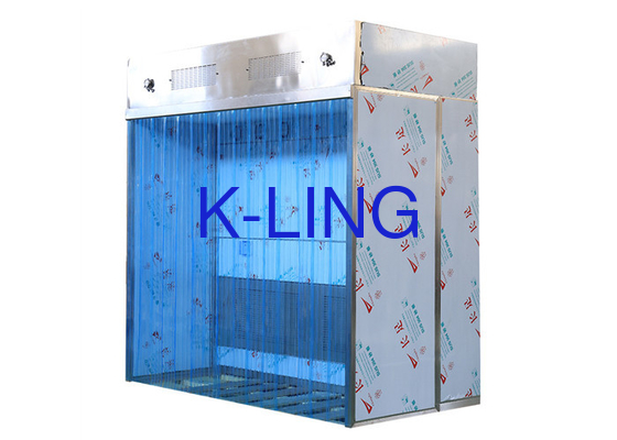 Stainless Steel PLC Controlled Dispensing Booth Custom Capacity Silver Color