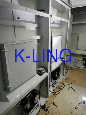 Stainless Steel Cleanroom Air Shower Tunnel For Controlled Environments - Wide Temperature Range