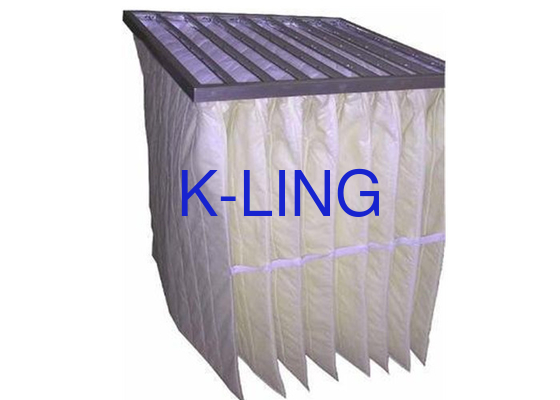 Humidity Synthetic Glass Fiber Bag Filter Bag Air Filter with Galvanized Steel Frame