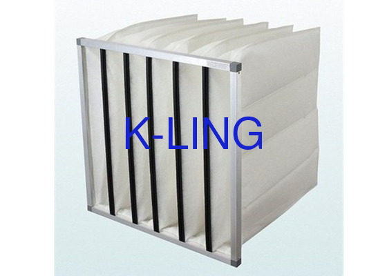 Efficiency Synthetic Fiber Bag Filter Bag Air Filter With Aluminium Alloy Frame