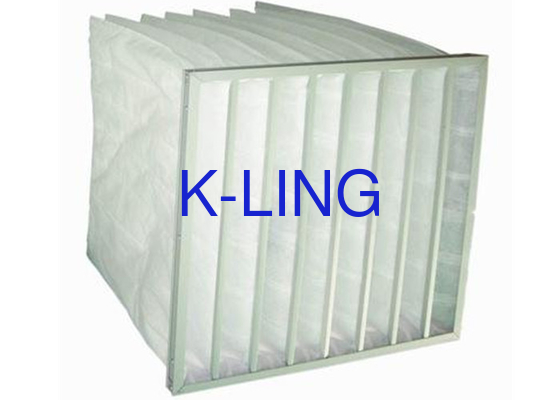 80% Humidity Pocket Air Filter With Aluminum Alloy Frame And Synthetic Fiber