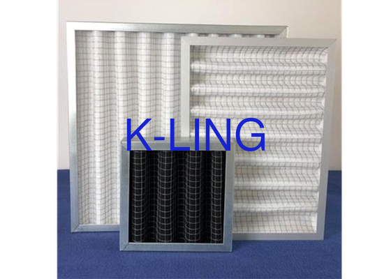 Active Carbon Material Pleated Panel Air Filters for Air Purification