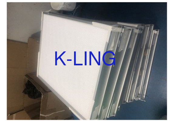 Industrial Aluminum Alloy Frame ULPA / HEPA Air Filter Customized Size