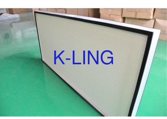 Customed ≤100.C Hot Melt Adhesive Mini Pleated Aluminum Alloy ULPA Air Filter