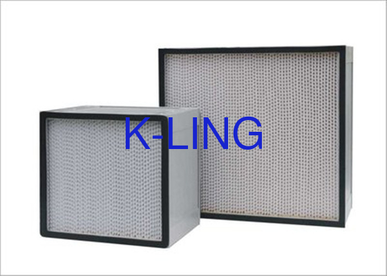 Glassfiber ULPA Air Filter With 99.9995% Efficiency For Cap Installation