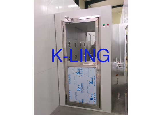 PLC Controlled Stainless Steel Cleanroom Air Shower With Customized Size