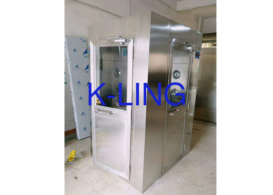 PLC Controlled Stainless Steel Cleanroom Air Shower With Customized Size