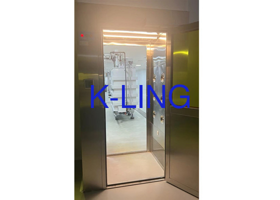 PLC Controlled Interlock System Air Shower / Air Shower Room With LED