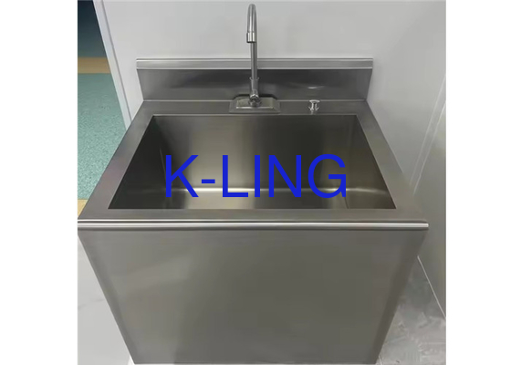 1-1.2mm Stainless Steel Thickness Customized Hands Free White / Grey Wash Sink
