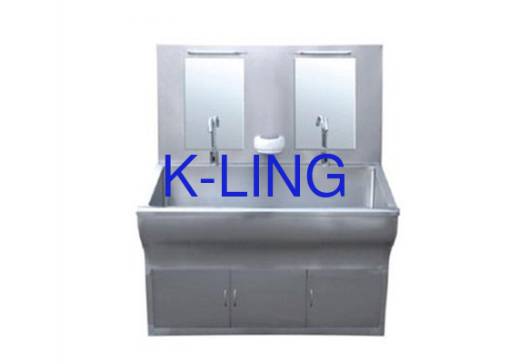 Customized Size Stainless Steel Wash Sink With Soap Dispenser For Hospital