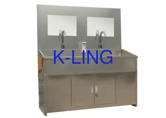 Customized Size Stainless Steel Wash Sink With Soap Dispenser For Hospital
