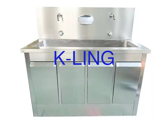 White/Grey Infrared Induction Hands Free Clean Room Wash Sink Equipments