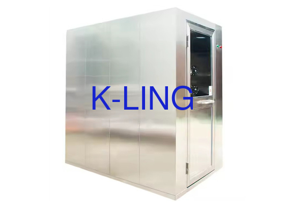 Customized Stainless Steel 304 Industrial Air Shower Chamber With LED Lighting