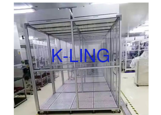 Customized Softwall Clean Room with LED Lighting PLC Control and Adjustable Airflow