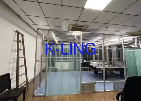 4.0m*2.0m*2.2m Modular Clean Booth  With 99.99% Efficiency HEPA Filtration System
