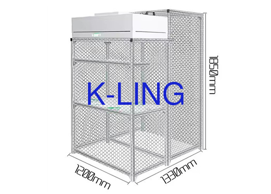Customized Unidirectional / Non-unidirectional Softwall Cleanroom  Booths