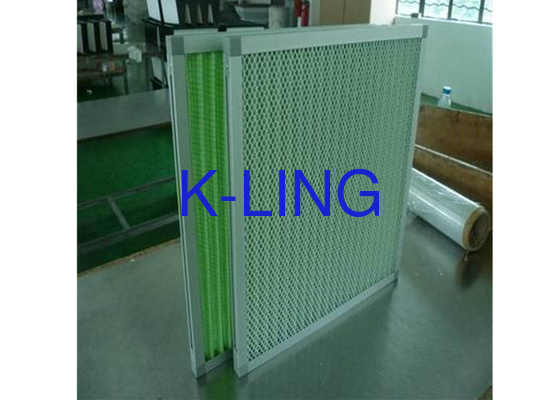 Customized Pleated Pre Filter With 96mm Thinkness And Custom Metal Frame