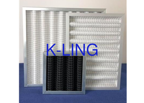 Customized Pleated Pre Filter With 96mm Thinkness And Custom Metal Frame