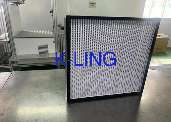 0.12um Glassfiber Pleated Air Filter With Customized Size And Material