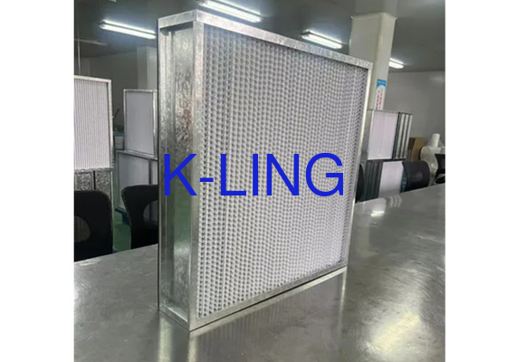 ULPA Hepa Filter With Aluminum Alloy Frame And Glass Fiber 10 Kg Weight