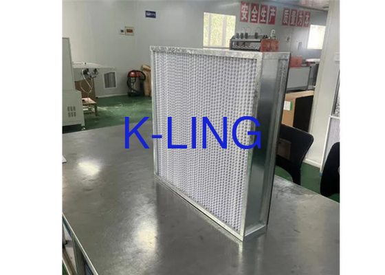 ULPA Hepa Filter With Aluminum Alloy Frame And Glass Fiber 10 Kg Weight