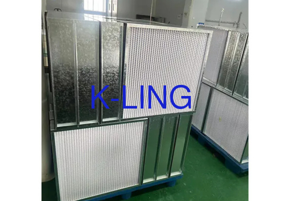 Customized Ultra Efficient ULPA Filter With Glassfiber And Aluminum Frame