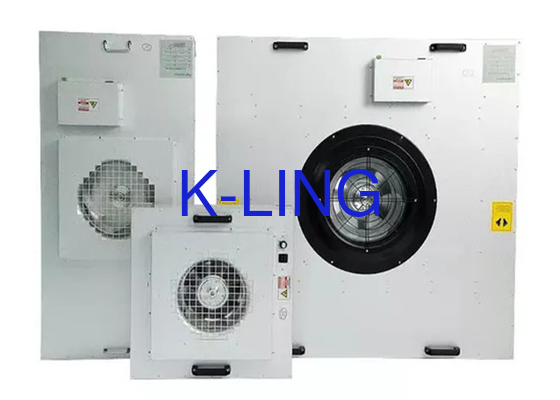 Noise Level 45 DB White Fan Filter Unit 650 X 650 X 350mm For Industrial