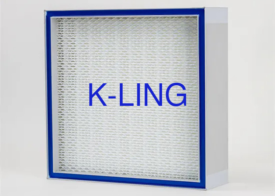 AB Glue Seal HEPA Air Filter With 99.97% Filter Efficiency And 0.45m/S Air Velocity