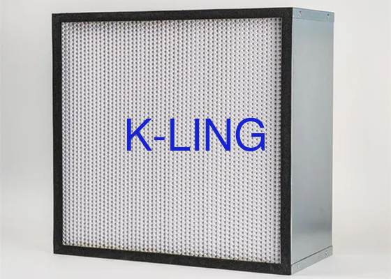 Pleats Type Mini Pleats HEPA Air Filter 1220*610*70mm Or Custom Seal AB Glue